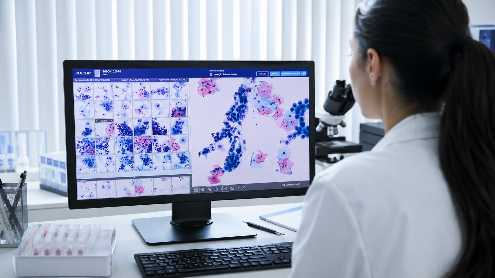 AI-assisted digital cytology could reduce pressure on cervical screening laboratories and staff, and yield a 69% improvement in productivity
